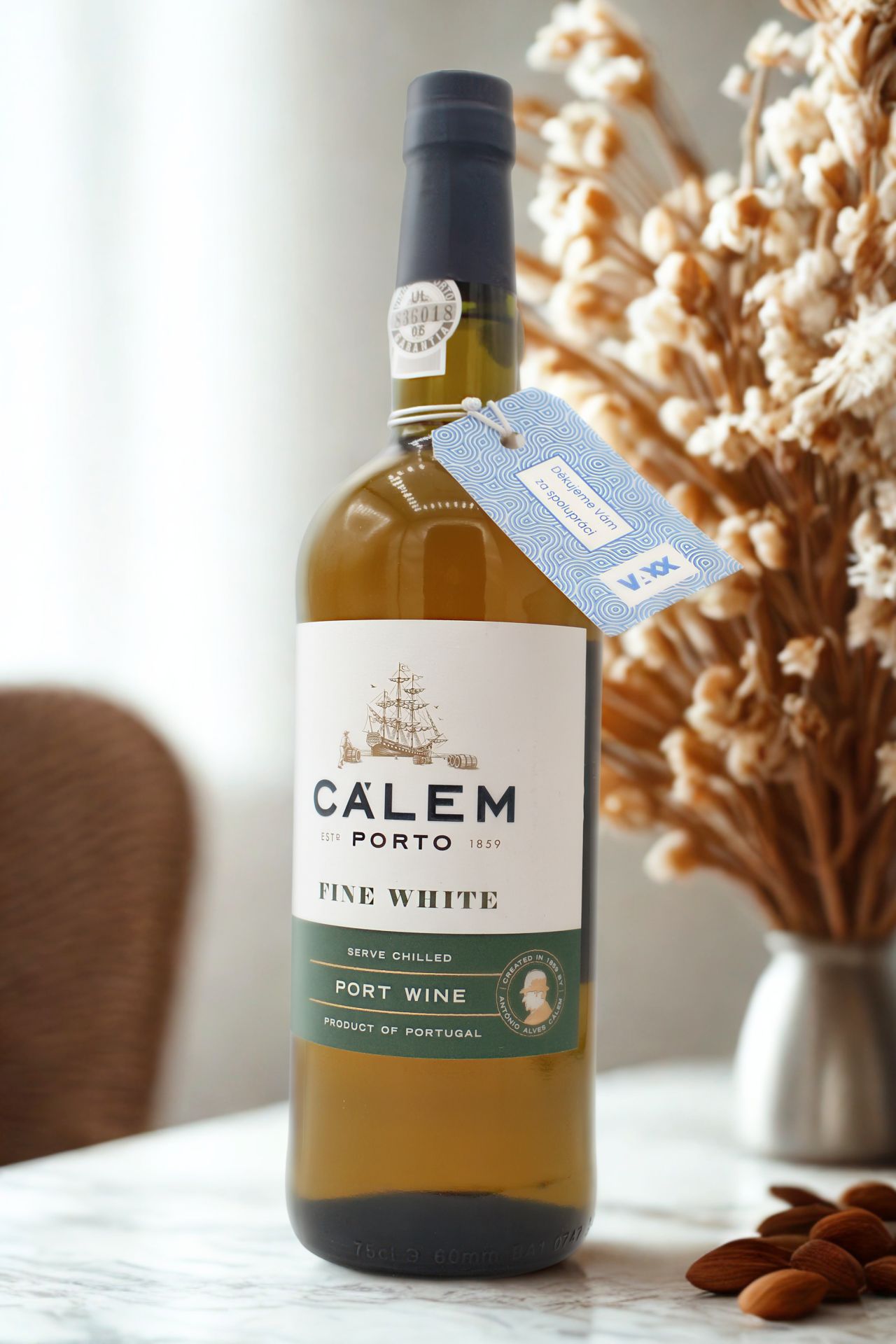 Cálem Fine White s visačkou